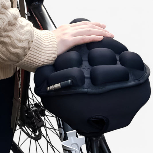 Avelena | AirSeat | Stoßdämpfend, schweißfrei & ultra-bequemes Fahrradsitzkissen
