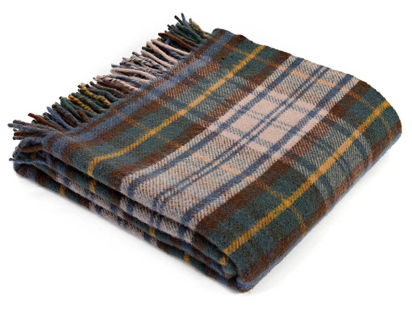 Avelena | Tartan Ren Wolle Teppich Antik Kleid Gordon
