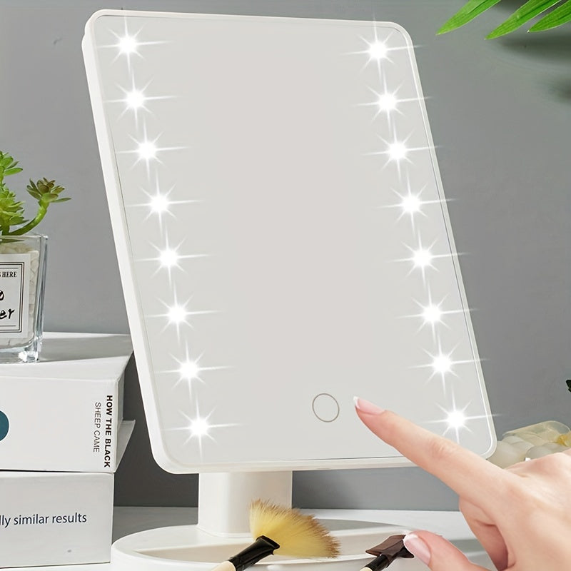 Avelena | Tragbarer Makeup Spiegel mit 16 Led'S