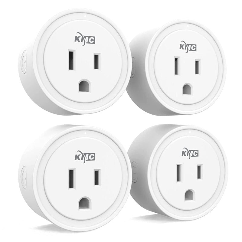 Avelena | 4-Pack Smart Plug Mini Wi-Fi Steckdosen Für Smart Home, Fernsteuerung Von Licht Und Geräten Von Überall, Kein Hub Erforderlich