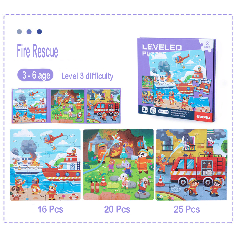 Avelena | Holz 3-in-1 Magnetischen Fortgeschrittenen Faltpuzzle