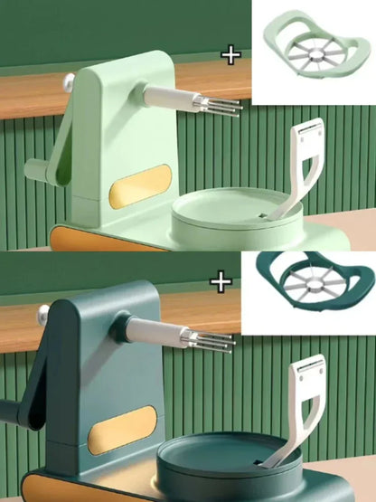 Avelena | Einfacher Gemüse- und Obstschäler mit Handkurbel – Für müheloses Schälen