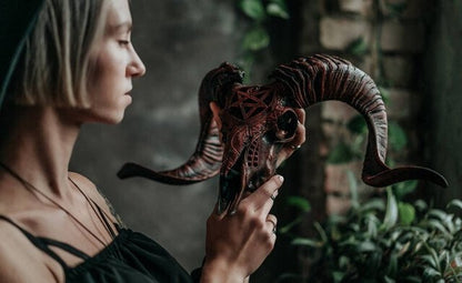 Avelena | Ausgehöhlter Widderkopf