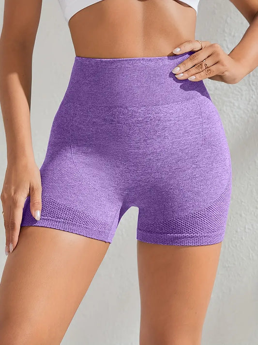 Po-Lifting Sportshorts mit hoher Taille