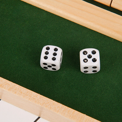 Avelena | Shut The Box Spiel - Spaß Tisch Mathematikspiel für Erwachsene & Kinder