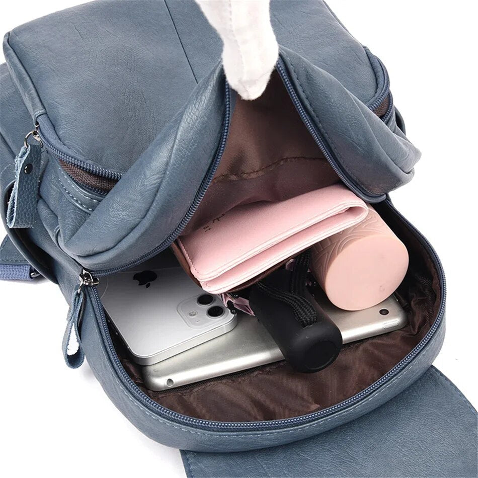 Avelena | Leder Rucksack für Damen