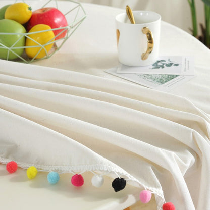 Avelena | Fiesta Weiße Tischdecke