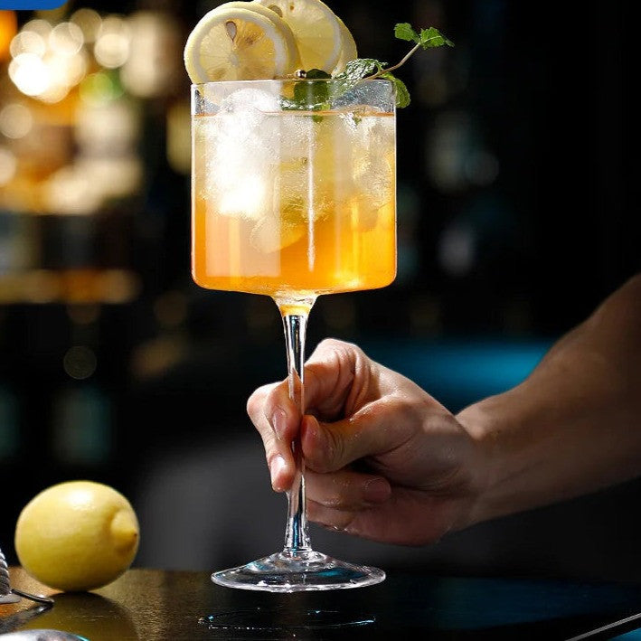 Avelena | Quadratisches Highball Cocktailglas