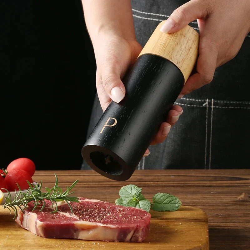 Avelena | Holz Salz- und Pfeffermühle Set