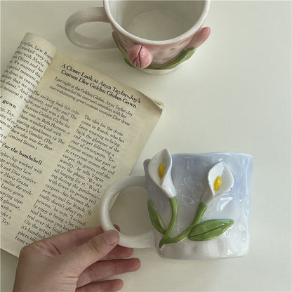 Avelena | Frendorf 3D Floral Handbemalte Tasse
