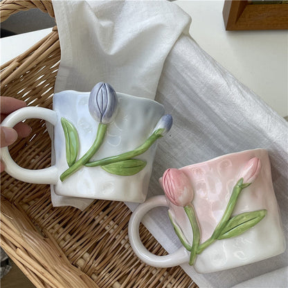 Avelena | Frendorf 3D Floral Handbemalte Tasse
