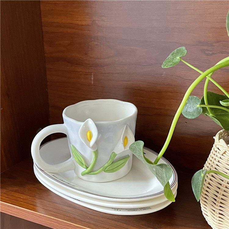 Avelena | Frendorf 3D Floral Handbemalte Tasse