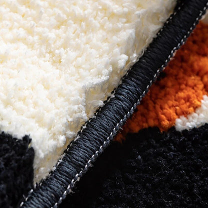 Avelena | Fluffy Schachbrettgitter Teppich