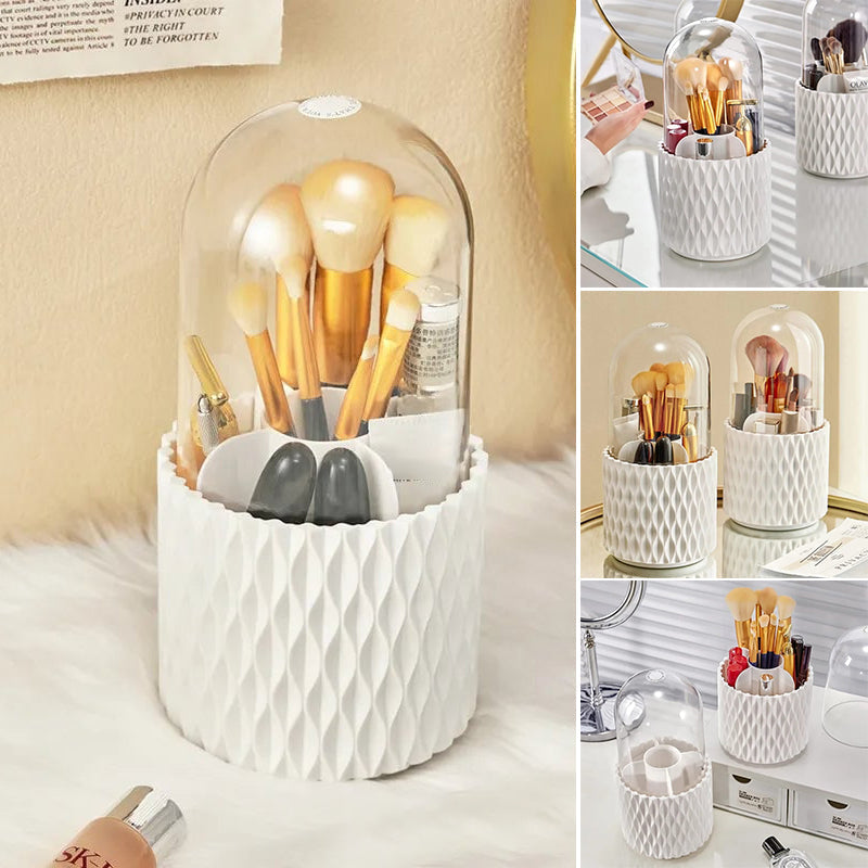 Avelena | Rotierende Makeupbürste und Kosmetischer Organizer