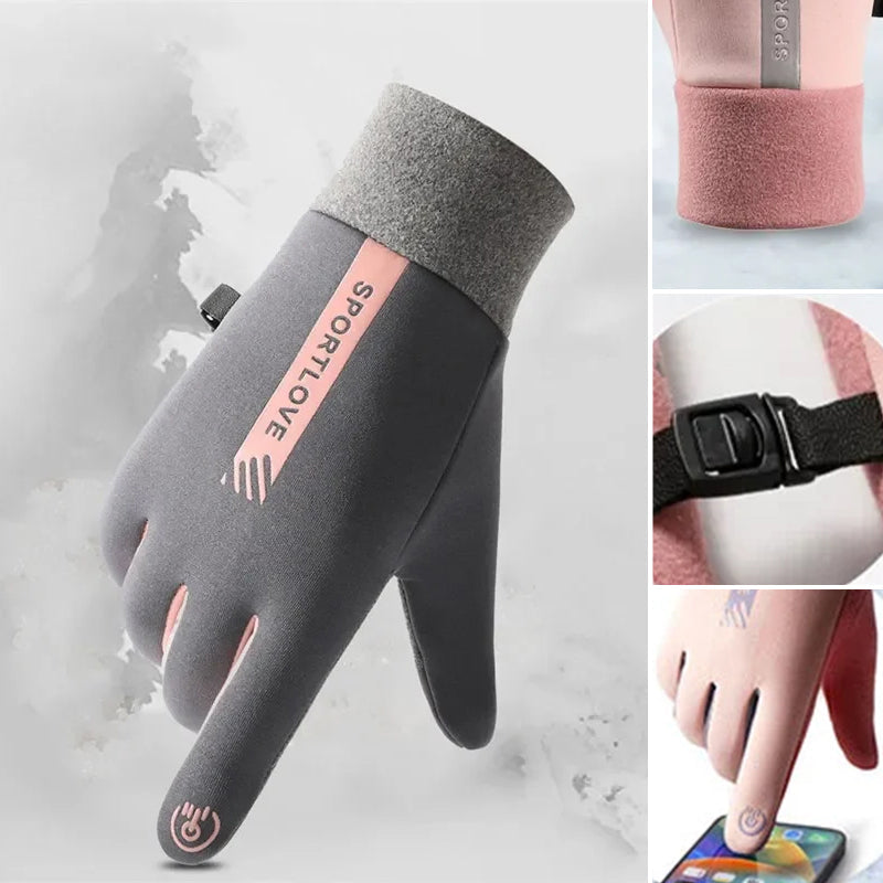 Avelena | Wasserdichte Finger-Touchscreen rutschfeste kältebeständige Handschuhe