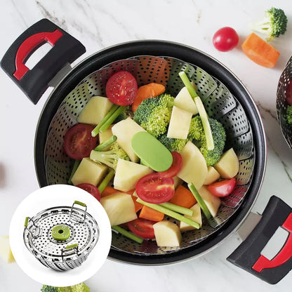 Avelena | Blumenförmiger Stahlfalt-Dampfer