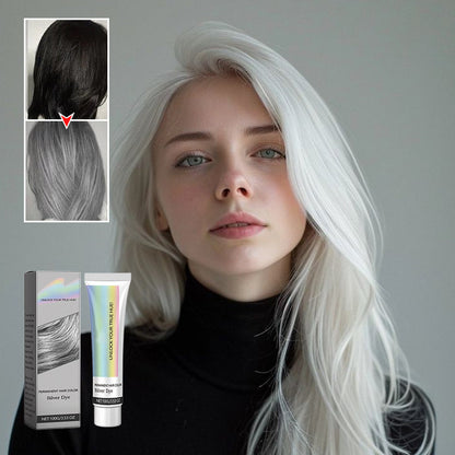 Avelena | 2-in-1 Natürlicher Essenzextrakt Silber Haarfarbe