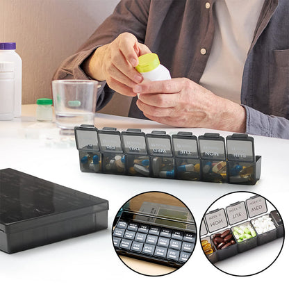 Avelena | Tabletten-Organizer (28 Fächer)