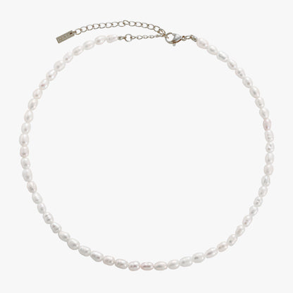 Avelena | Amélie Süßwasserperle Choker Halskette mit 18K Vergoldung