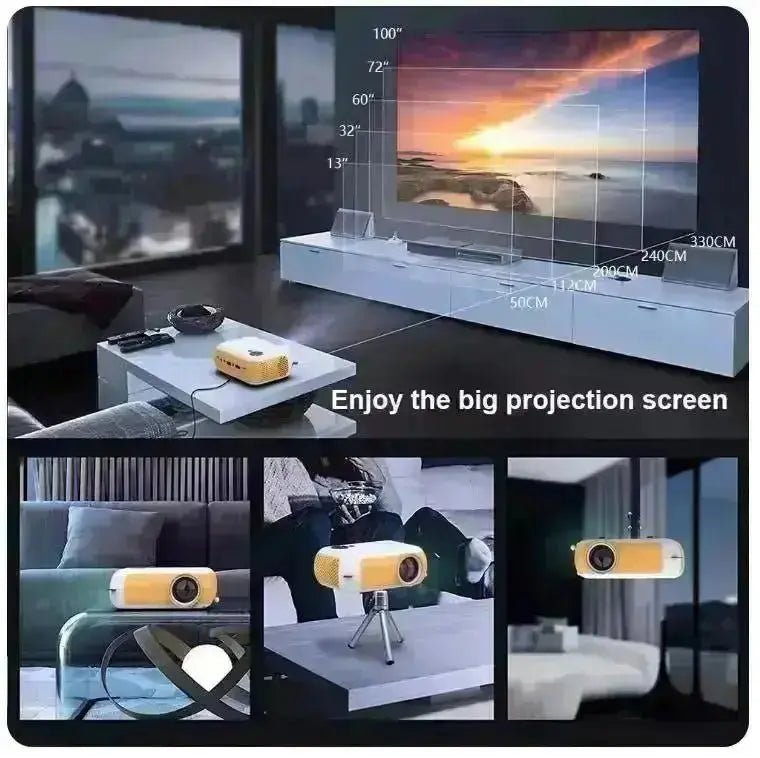 Avelena | Full Hd Lcd-Projektor und Tragbarer Mini-Projektor