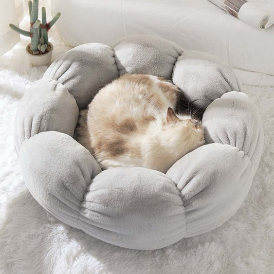 Avelena | Tiefschlafende Blumenform Katzenbett
