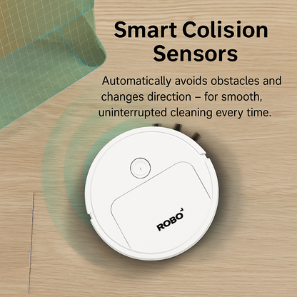 Avelena | 3-in-1 Robot Vacuum Cleaner | Powerful suction, intelligent navigation & ideal for pet owners and busy households