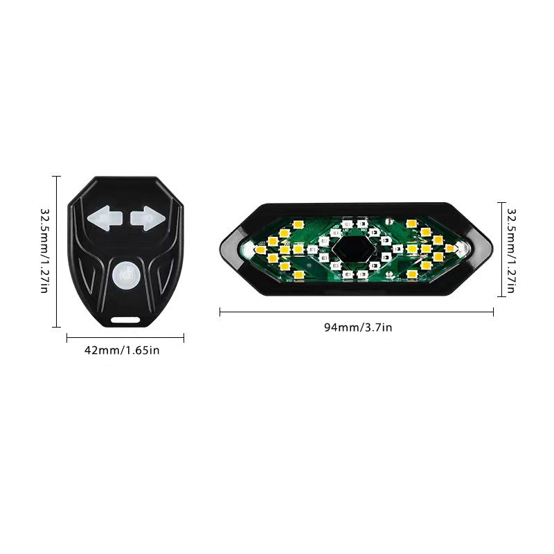 Avelena | Nacht Fahrradlenker Rücklicht