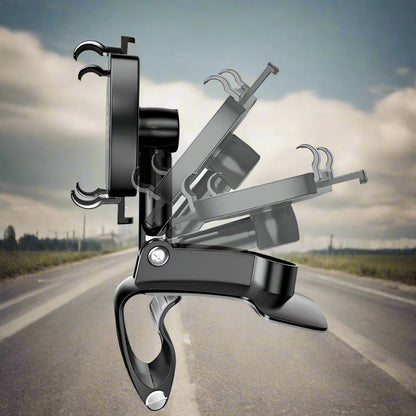 Avelena | Auto-Telefonhalter mit verstellbarem Montage für Armaturenbrett & Windschutzscheibe - Universelle Passform für Smartphones und GPS-Geräte