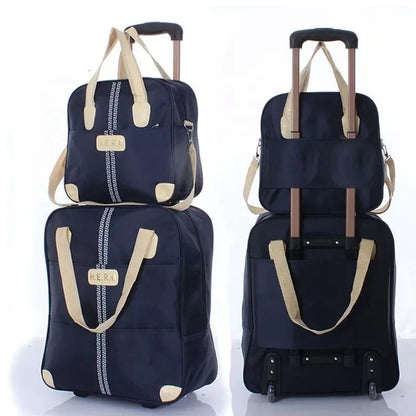 Avelena | 2 in 1 Trolley Traveling Bag with a boarding bag