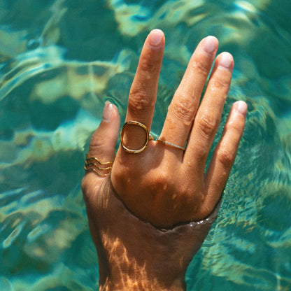 Avelena | Ring mit Wellenmuster Nerida