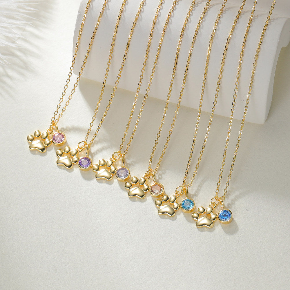 Avelena | Teeny Tiny Paw Halskette mit Charm