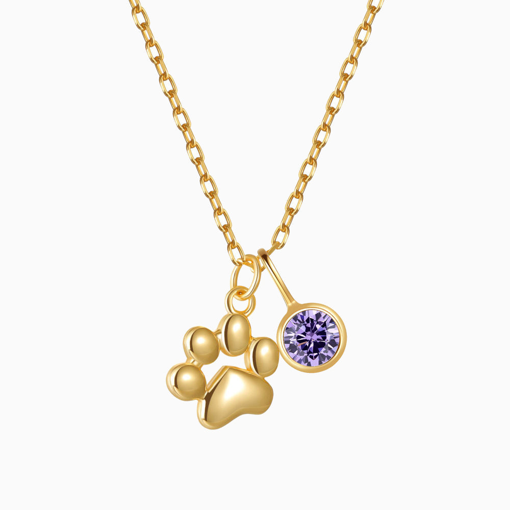 Avelena | Teeny Tiny Paw Halskette mit Charm