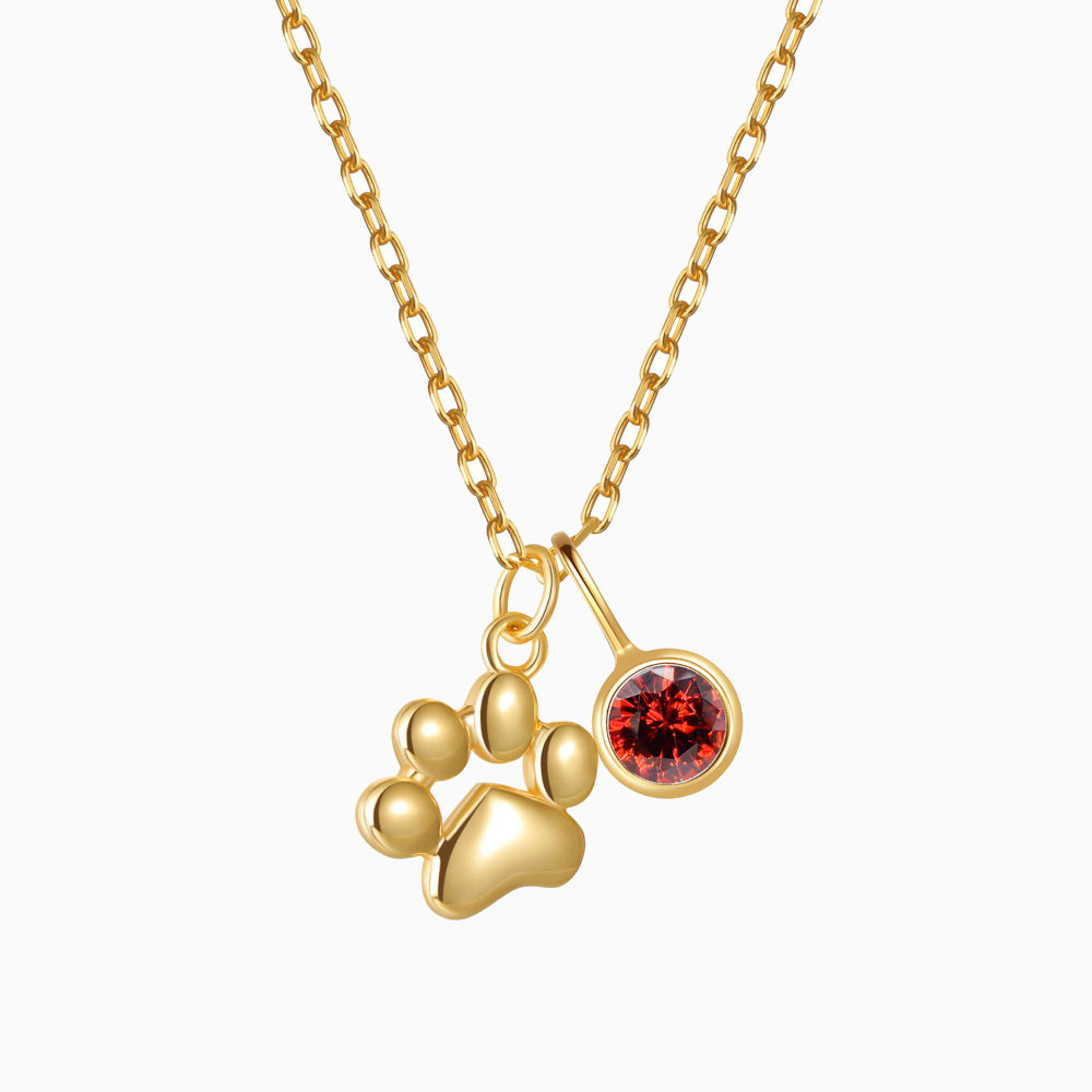 Avelena | Teeny Tiny Paw Halskette mit Charm