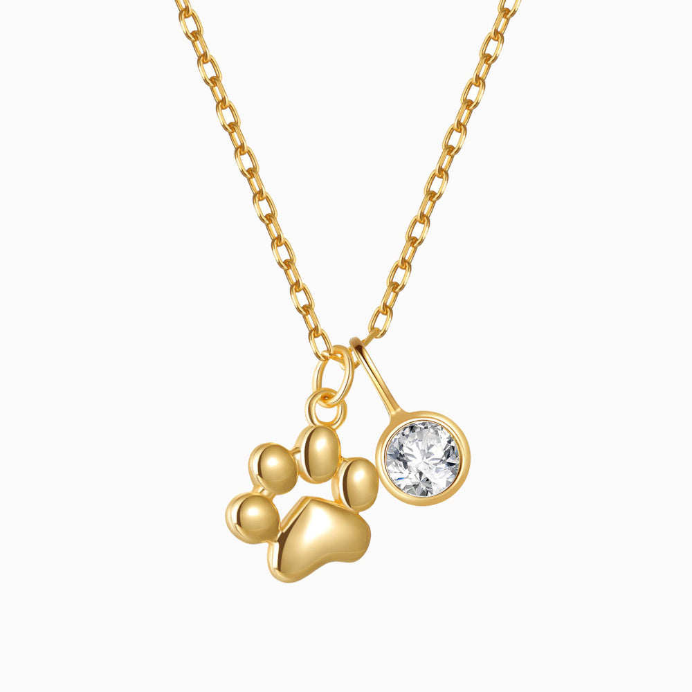 Avelena | Teeny Tiny Paw Halskette mit Charm