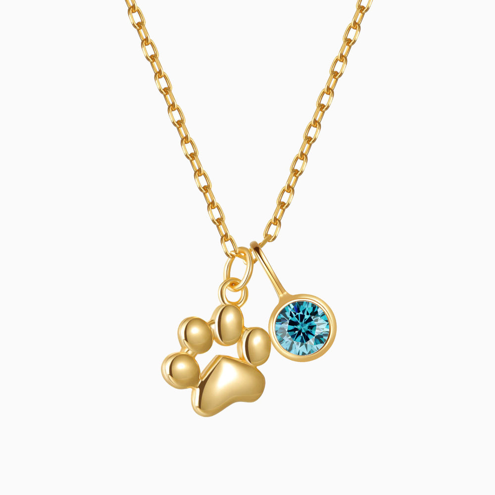 Avelena | Teeny Tiny Paw Halskette mit Charm