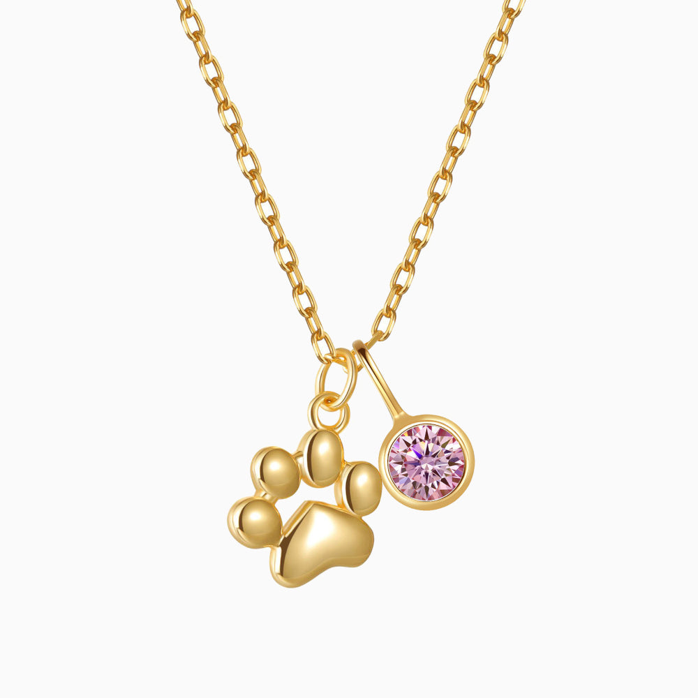 Avelena | Teeny Tiny Paw Halskette mit Charm