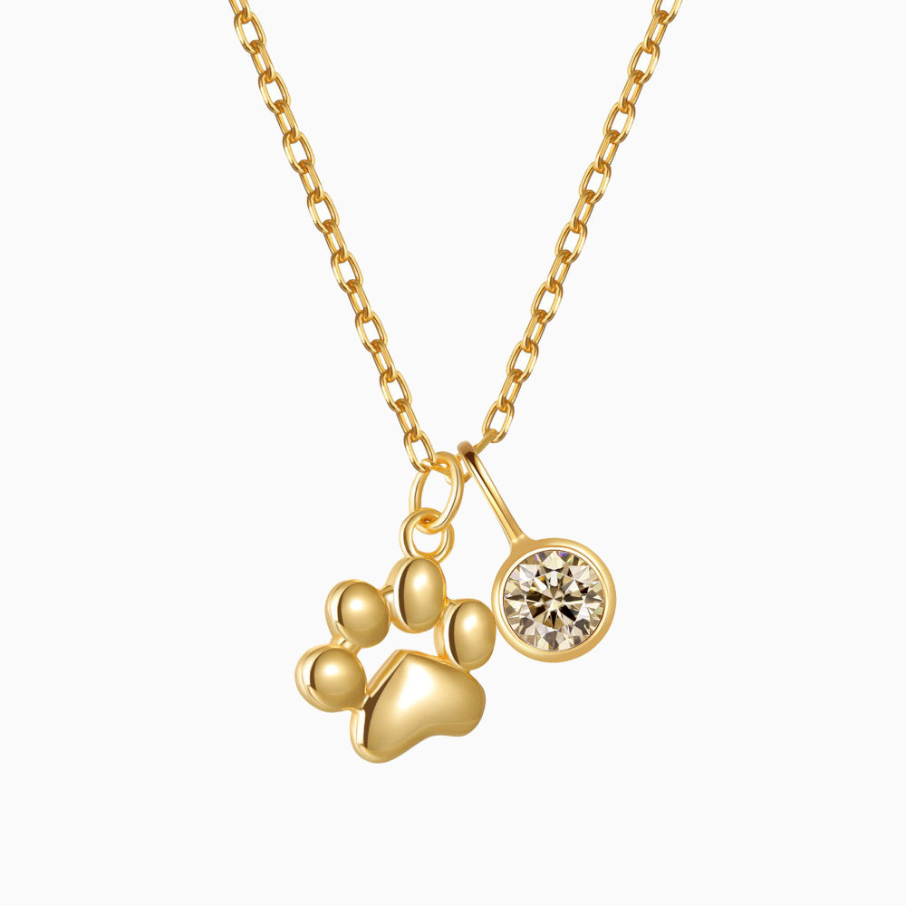 Avelena | Teeny Tiny Paw Halskette mit Charm