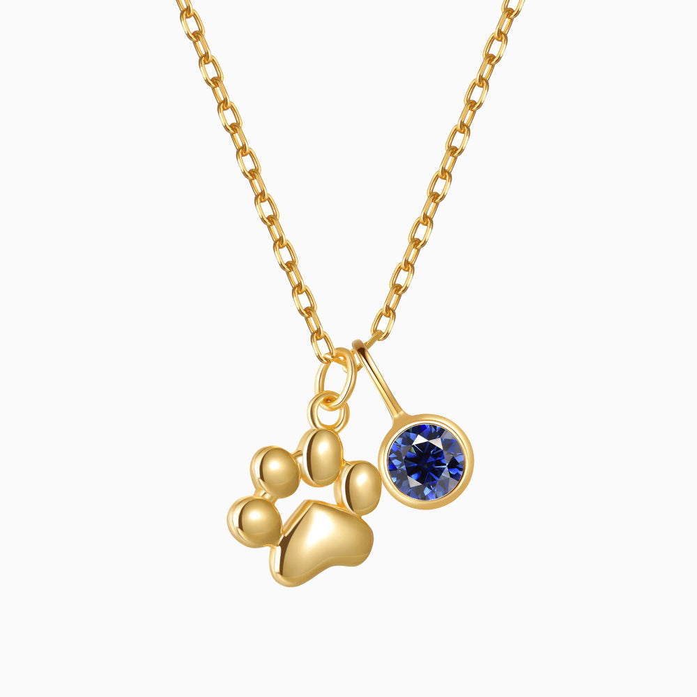 Avelena | Teeny Tiny Paw Halskette mit Charm