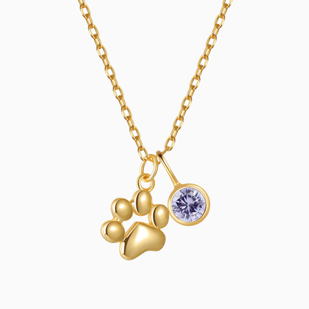 Avelena | Teeny Tiny Paw Halskette mit Charm