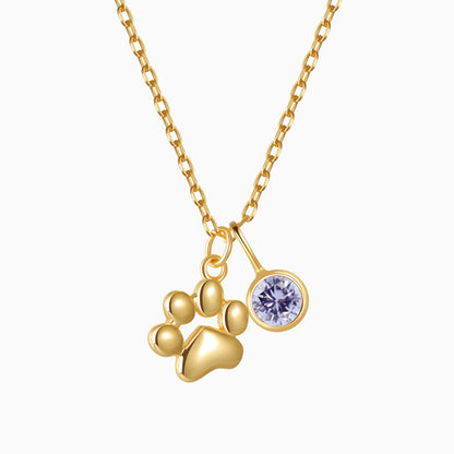 Avelena | Teeny Tiny Paw Halskette mit Charm