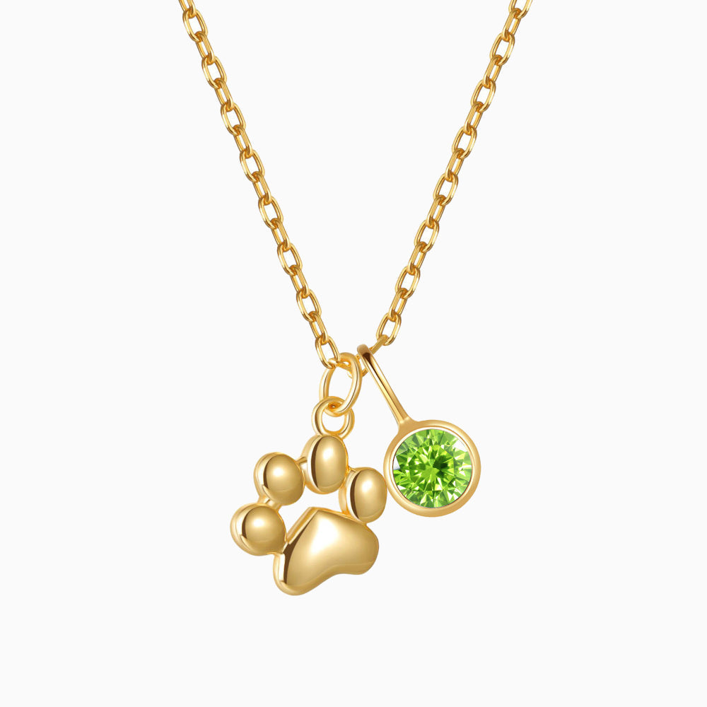 Avelena | Teeny Tiny Paw Halskette mit Charm