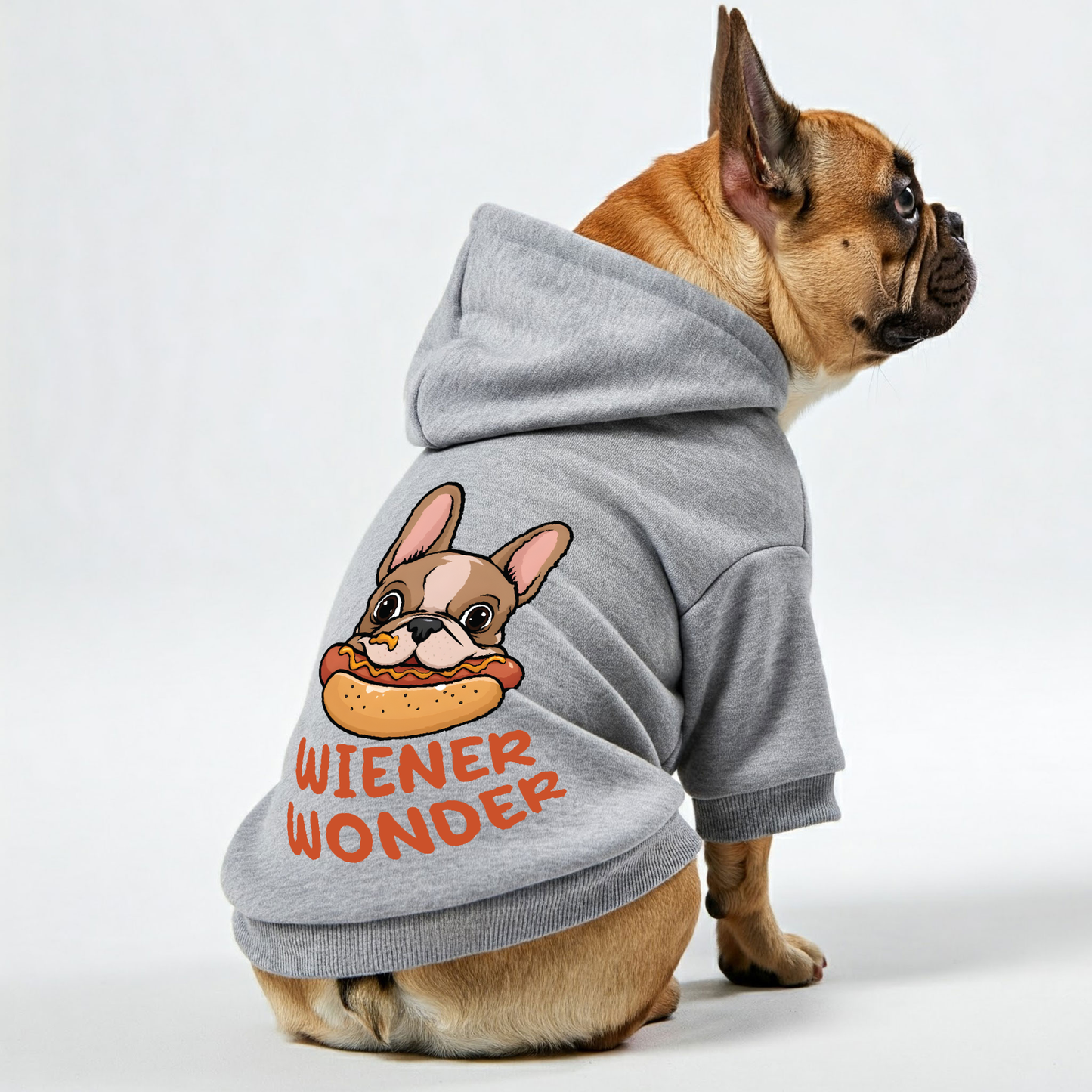 Avelena | Downward Doggo - Personalisierte Französische Bulldogge Hoodies Mit Lustigen Sprüchen – Stylisch, Gemütlich Und Premium 100% Baumwolle