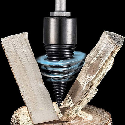 Avelena | Abnehmbarer Bohrer für Holzspaltung, elektrischer Bohrer für den Haushaltsgebrauch, robuster Bohrer