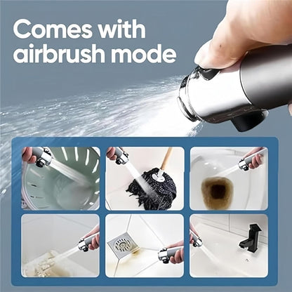 Avelena | Hochdruck-Massageduschkopf - Handbrause mit 3 Strahlarten und Filtern