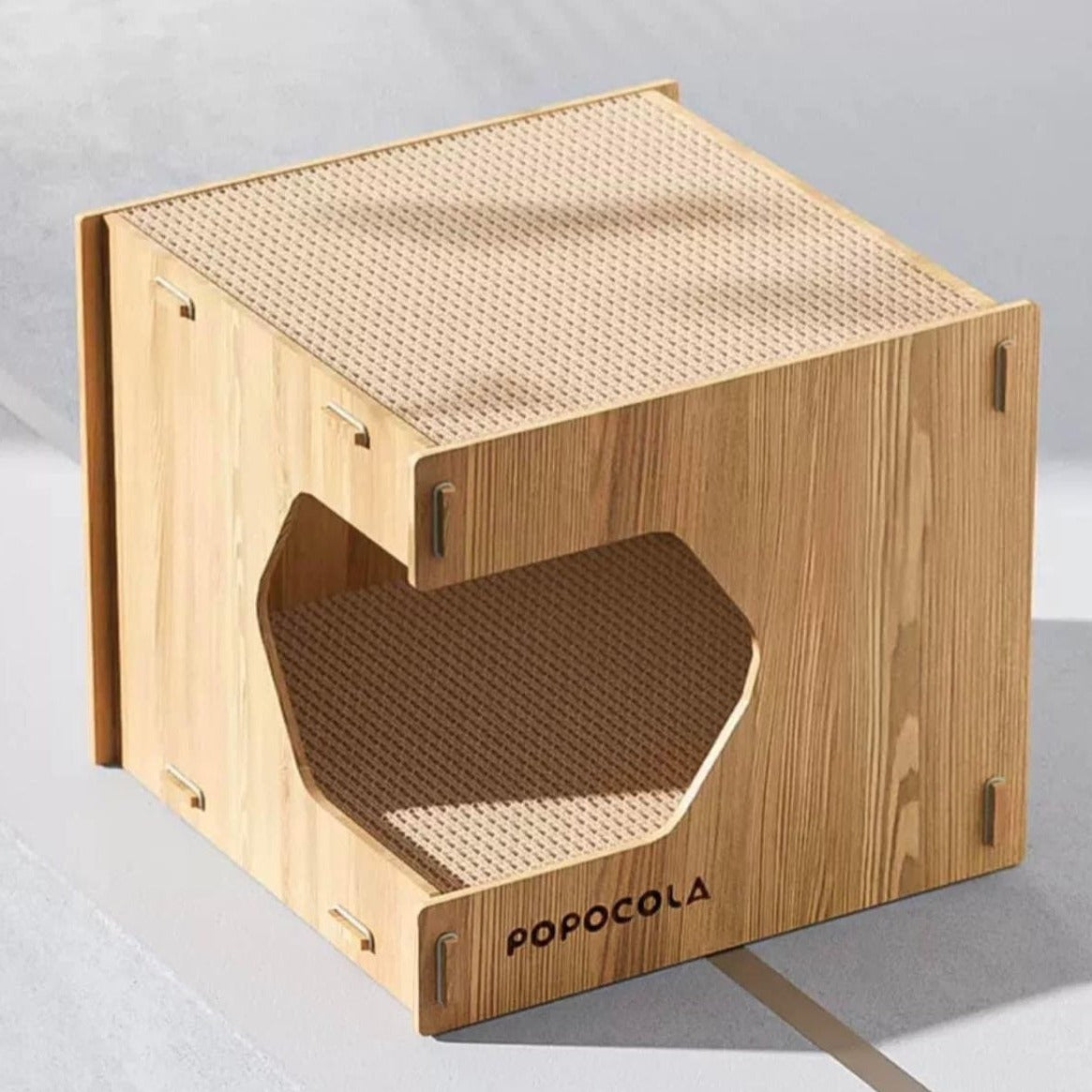 Avelena | Holz Haustier Kratzer Quadrat
