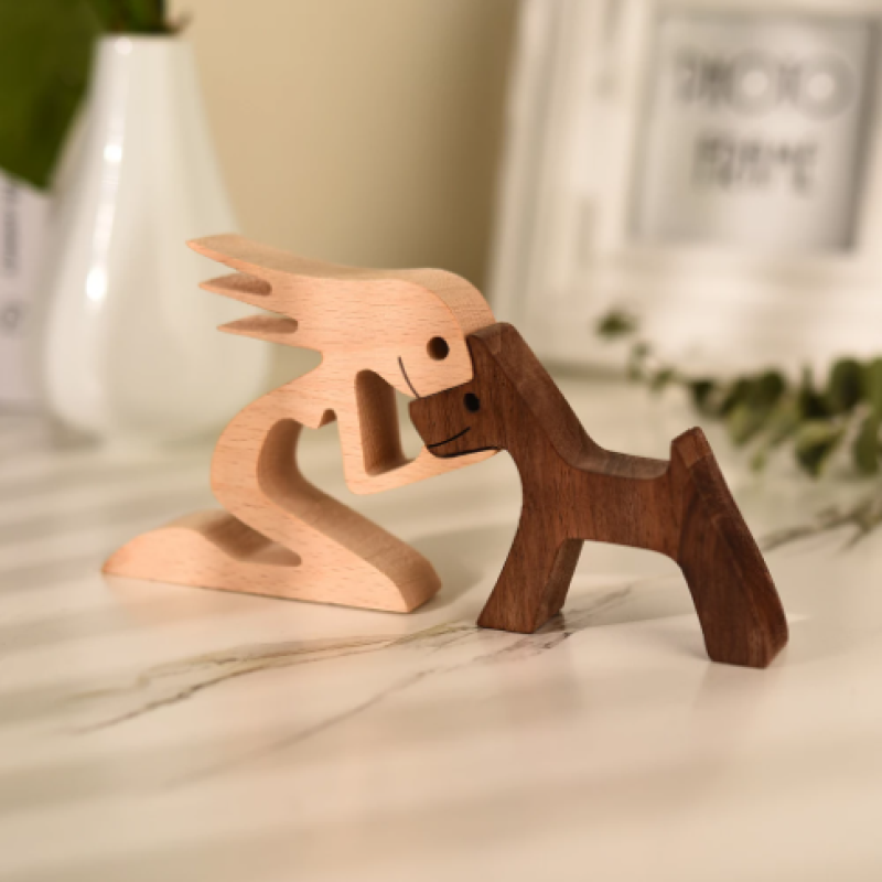 Avelena | Handgefertigte Holzfigur für Das Interieur