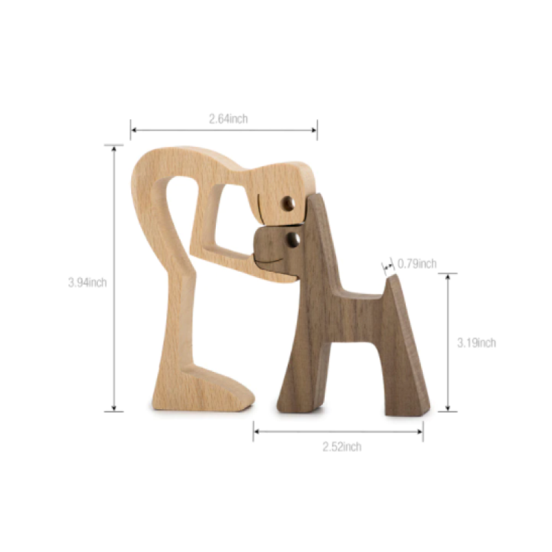 Avelena | Handgefertigte Holzfigur für Das Interieur