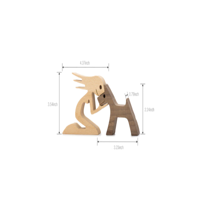 Avelena | Handgefertigte Holzfigur für Das Interieur
