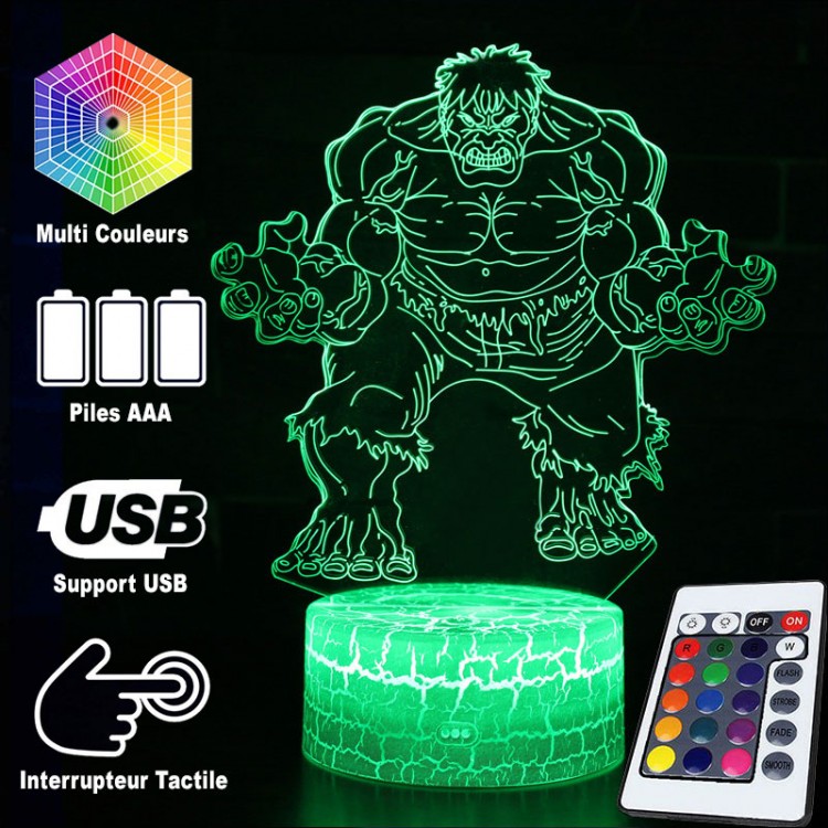 Avelena | 3D Lampe Marvel Hulk
