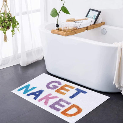 Avelena | Get Naked Badematte – Weicher getufteter Badezimmerteppich